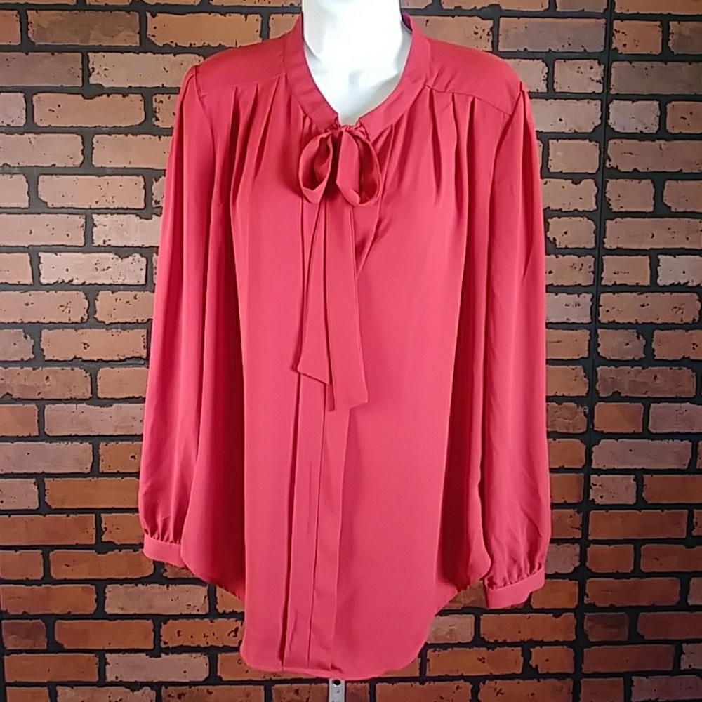 Red blouse